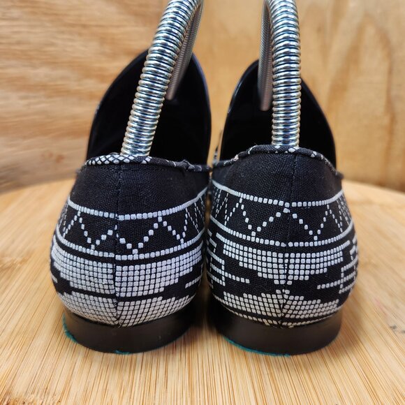 Betsy Johnson Betseyville Spike Beaded Pointed Toe Loafer Flat Shoes - Picture 5 of 9